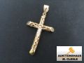 Anhaenger Kreuz 9k/375 GG, 4,6 Gr., siehe Bild