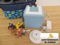 Tonie-Box mit Ladekabel und Figuren, gebraucht, nicht geprueft, siehe Bilder