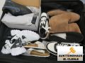 Koffer mit 4 Rollen, Inhalt: 12 Paar Damenschuhe Gr. 37 u. 38 neu, ca. 11,5kg, gebraucht, siehe Bilder