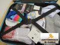 Koffer mit 4 Rollen, Inhalt: div. neue Socken, ca. 4,2 kg, siehe Bilder