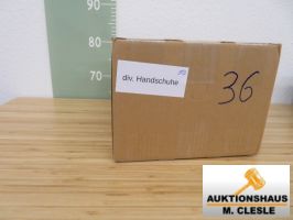 Bild Karton 36, Inhalt: 12 Paar Handschuhe, gebraucht, siehe Bild